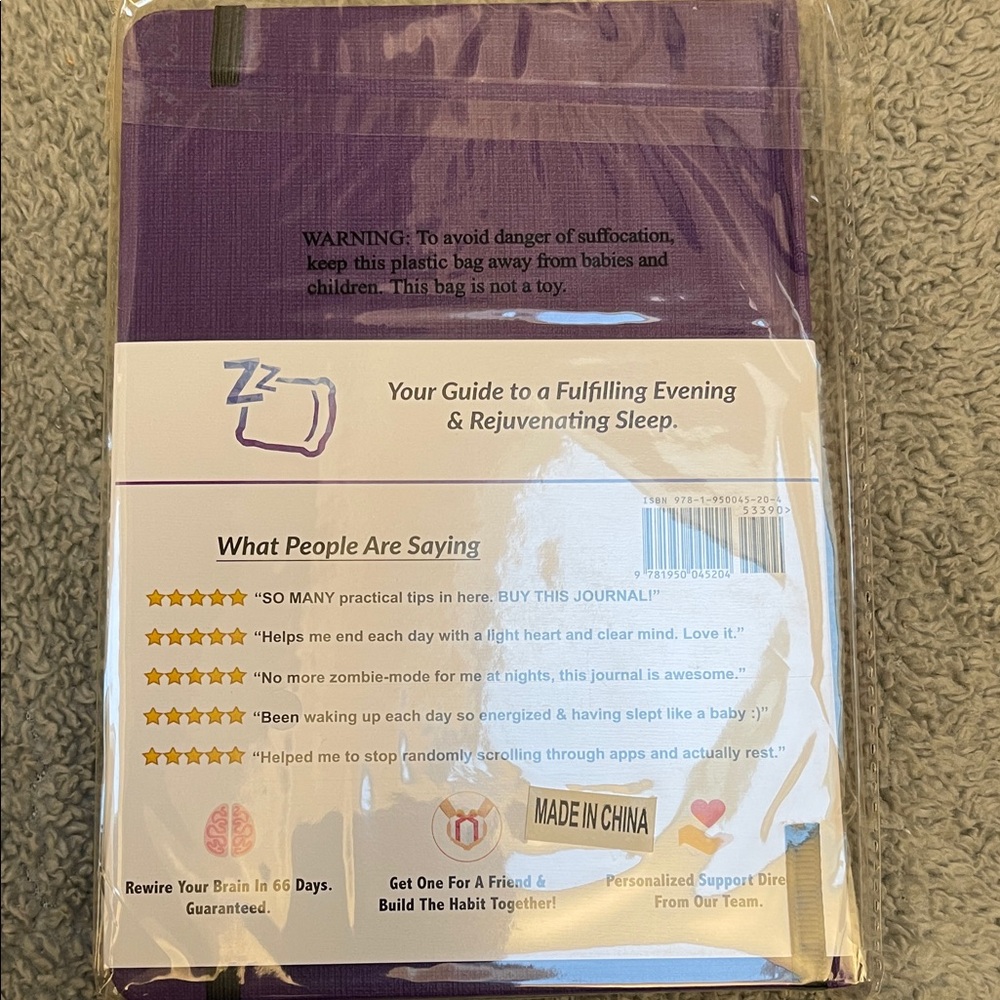 Purple Sleep Journal